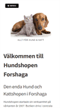 Mobile Screenshot of hundshopenforshaga.se
